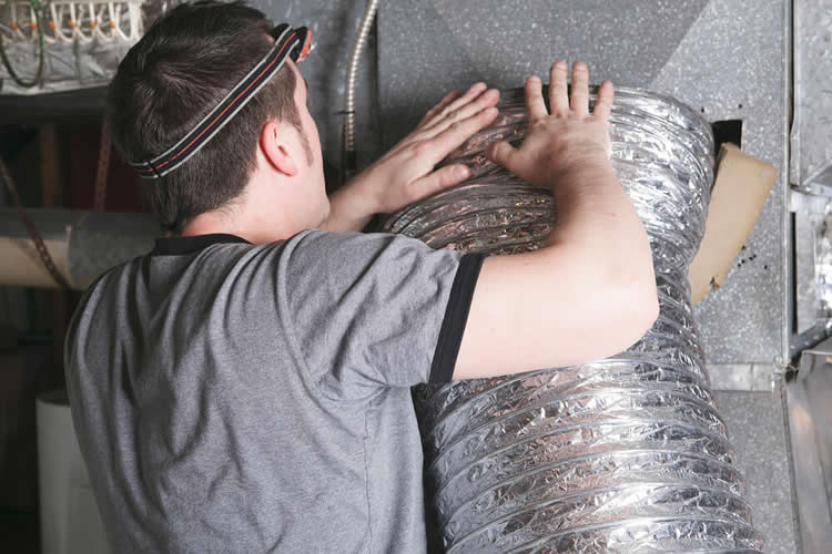 Professional air duct cleaning service